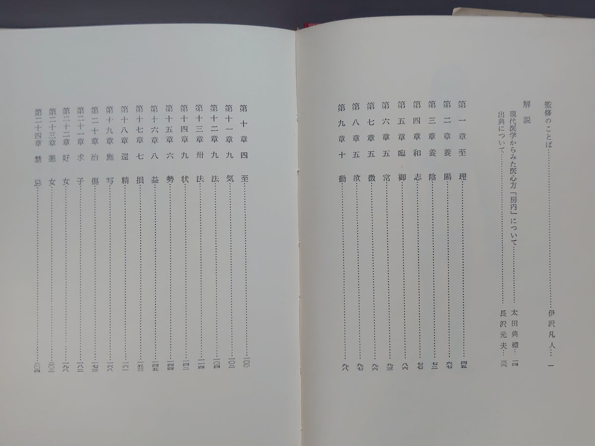 医心方 房内 現代語完訳/吉田隆・伊沢凡人・太田典礼・榎沢元夫/芳賀書店