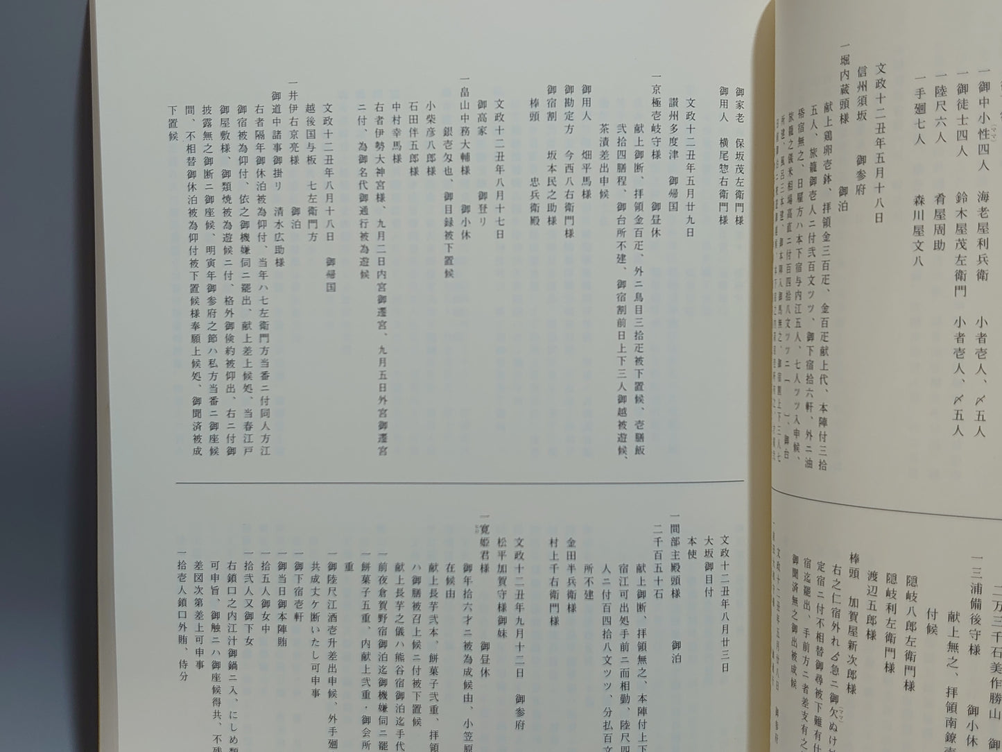 209 中山道本庄宿 田村本陣休泊控帳 全4冊揃