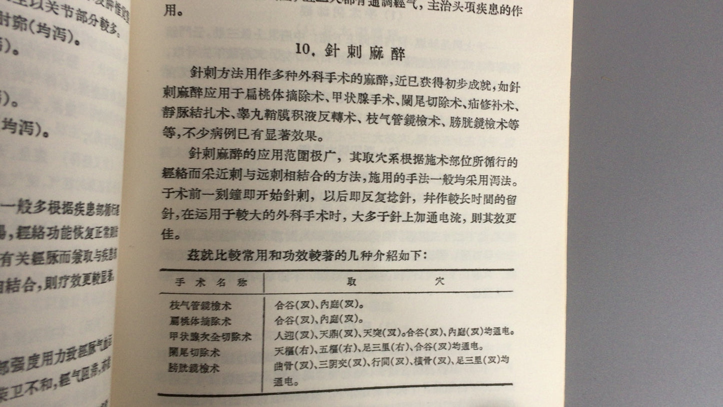 301『針灸各科治療法』/上海中医学院編/香港医林書局出版