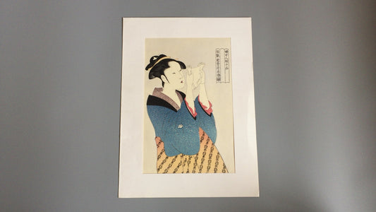 301『婦女人相十品』喜多川歌麿/複製浮世絵