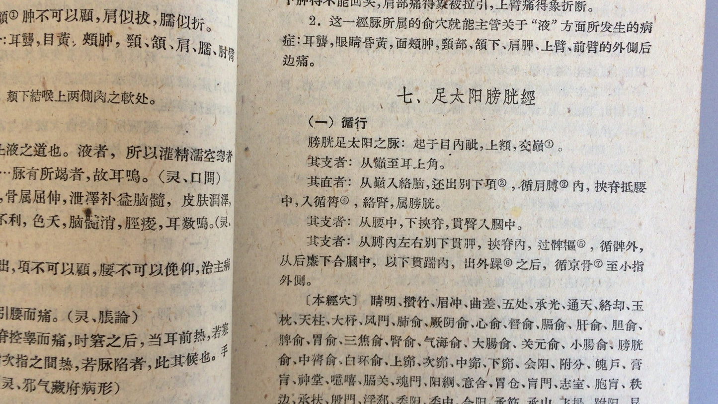 301『鍼灸学講義』上海中医学鍼灸学教研組/上海科技出版