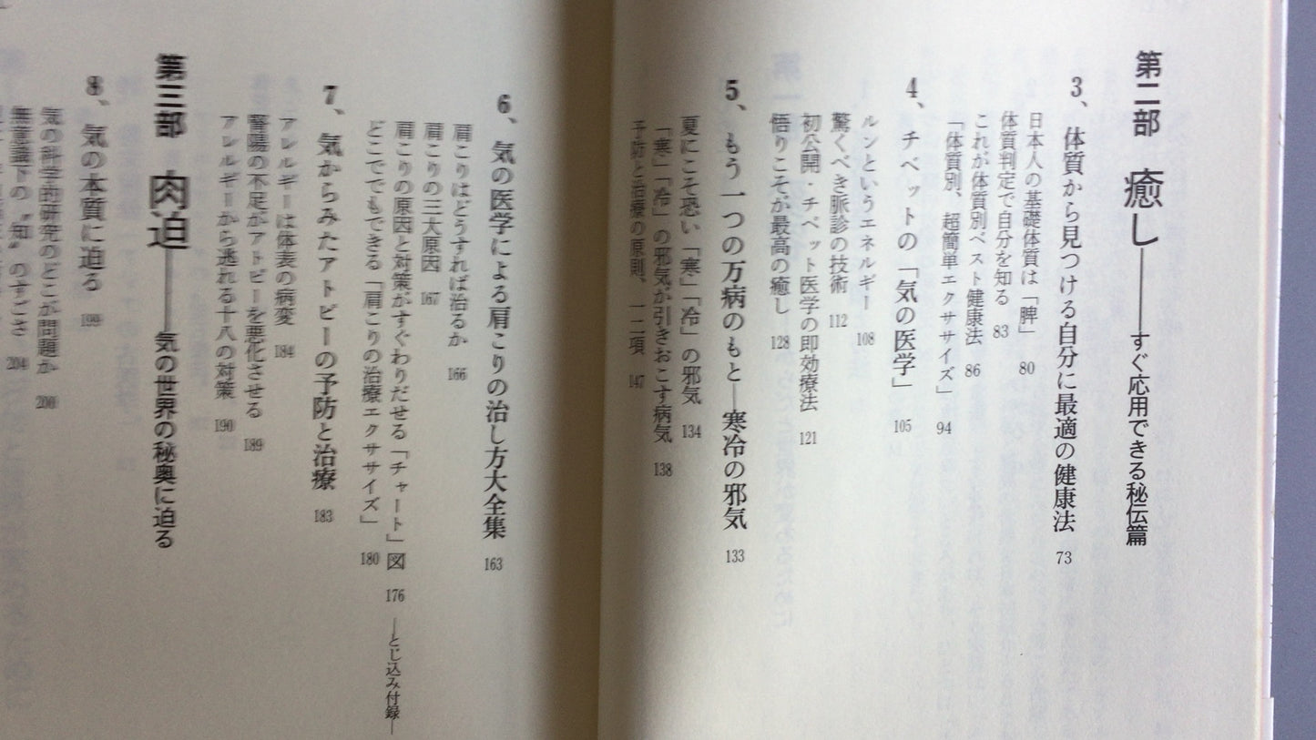 301『気の医学2  癒し/じぶんと世界の変容』井村宏次著/アニマ2001