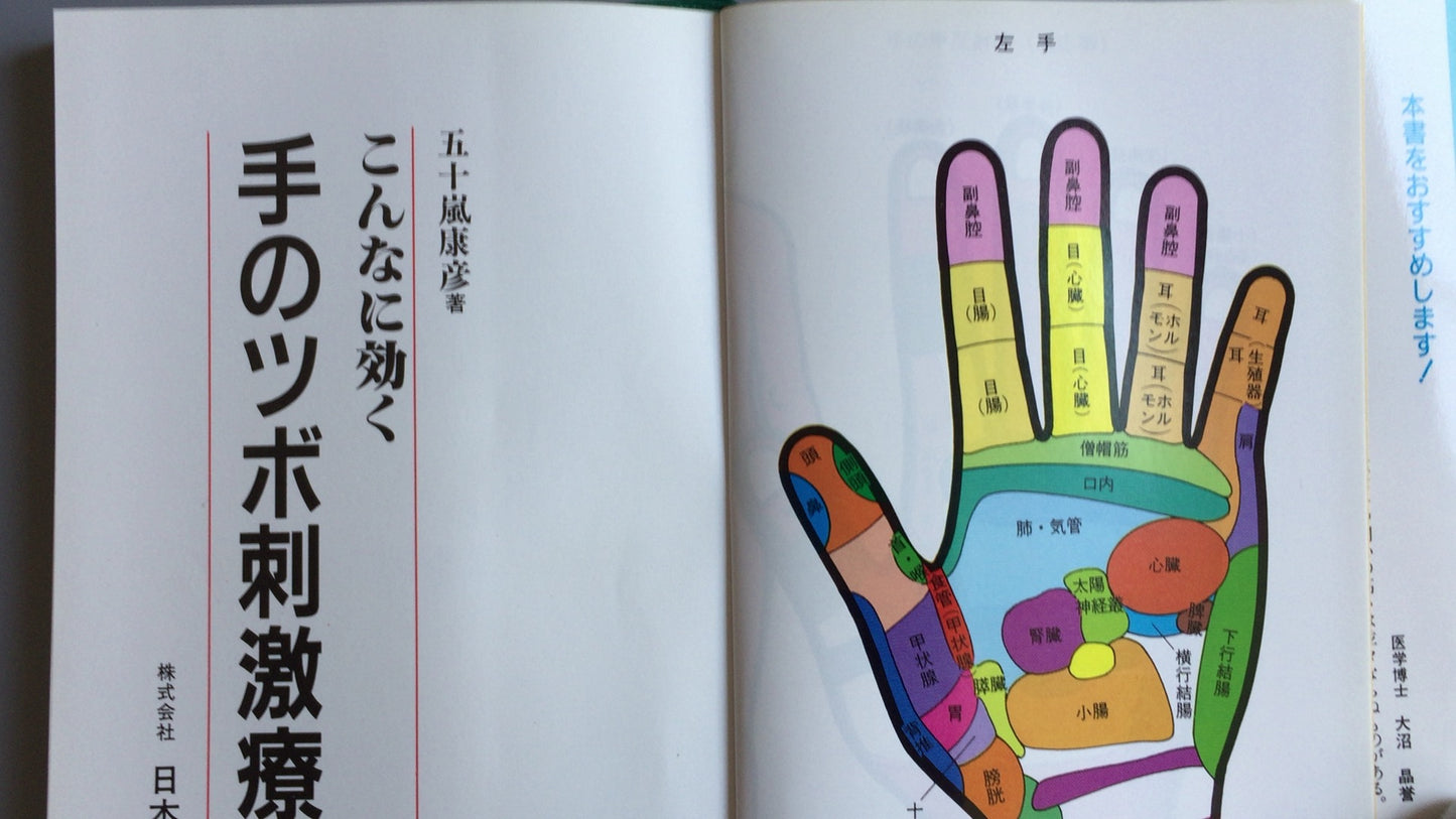 301『こんなに効く手のツボ刺激療法』五十嵐康彦/日本文芸社