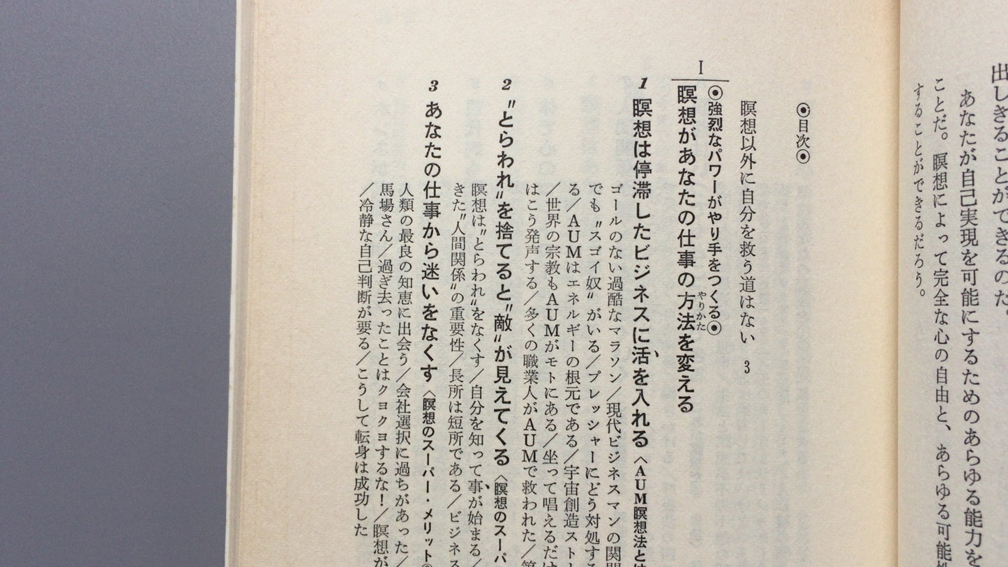 301『活力全開！オーム瞑想法』綿本 昇著/大和出版