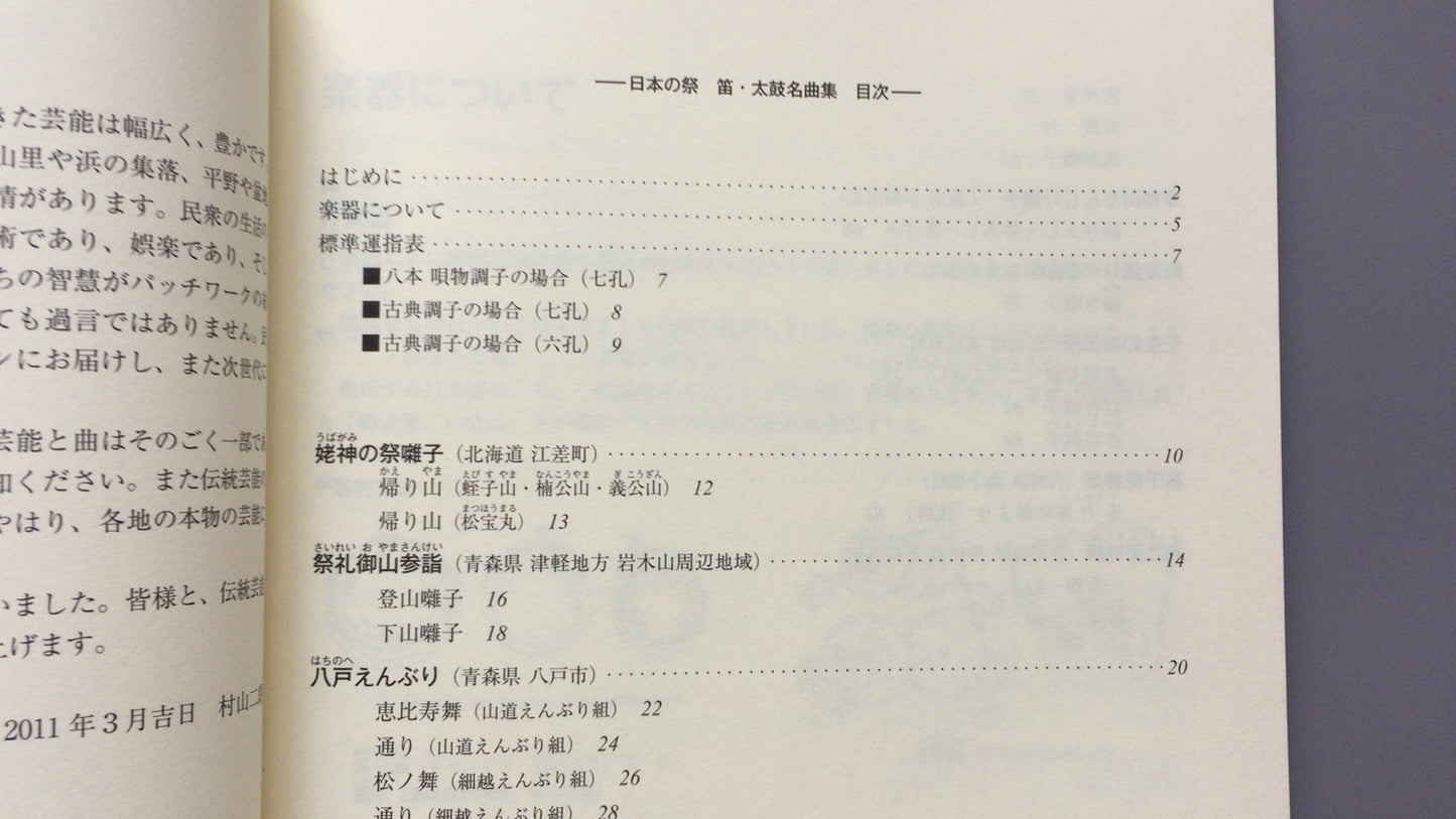 301《日本节日笛子和鼓的杰作》作者：村山次郎/音乐之友